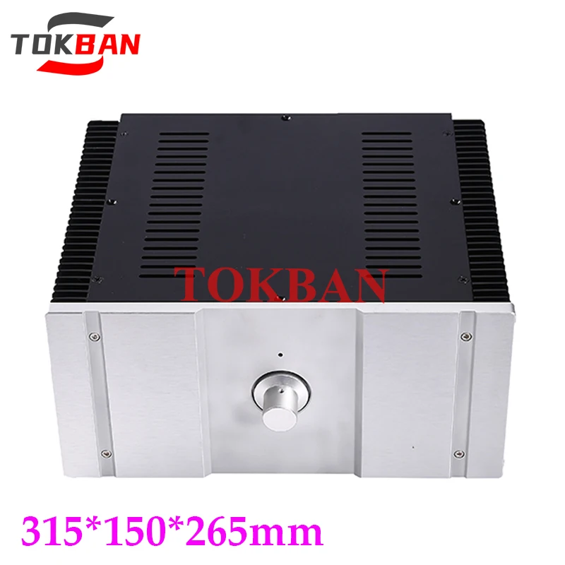 Tokban Audio WA27 315*150*265mm All-aluminum Class A Power Amplifier Chassis Enclosure DIy HIFI Preamplifier Case Shell