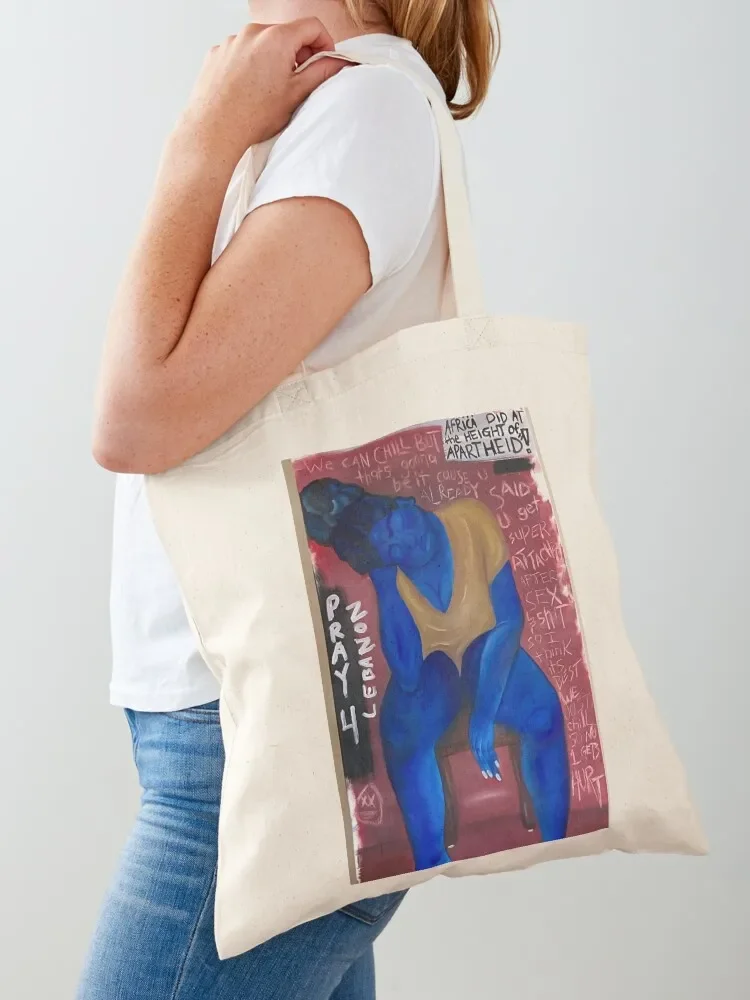 Shades of Blue Tote Bag tote bag woman eco pack Canvas Tote Bag