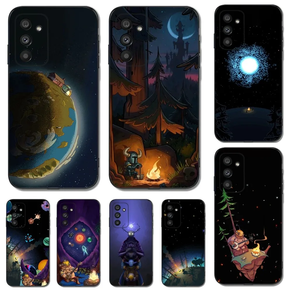 O-Outer W-Wilds Game Phone Case for SamsungS24,S23,S22,S21,S20 Ultra Pro S10,S30Plus,20 Ultra Black Cover