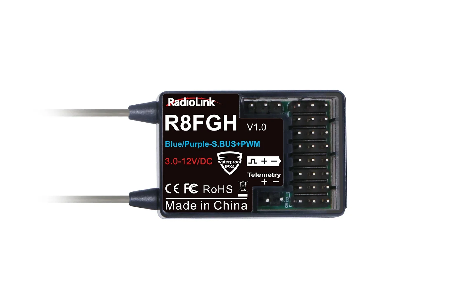 RadioLink R16F R12F R8FGH R8EF R8FG R8FM R8SM R8XM R7FG R6FG R6F R4FGM 2.4G استقبال 4/6/7/8/12/16CH ل RC سيارة الارسال #1