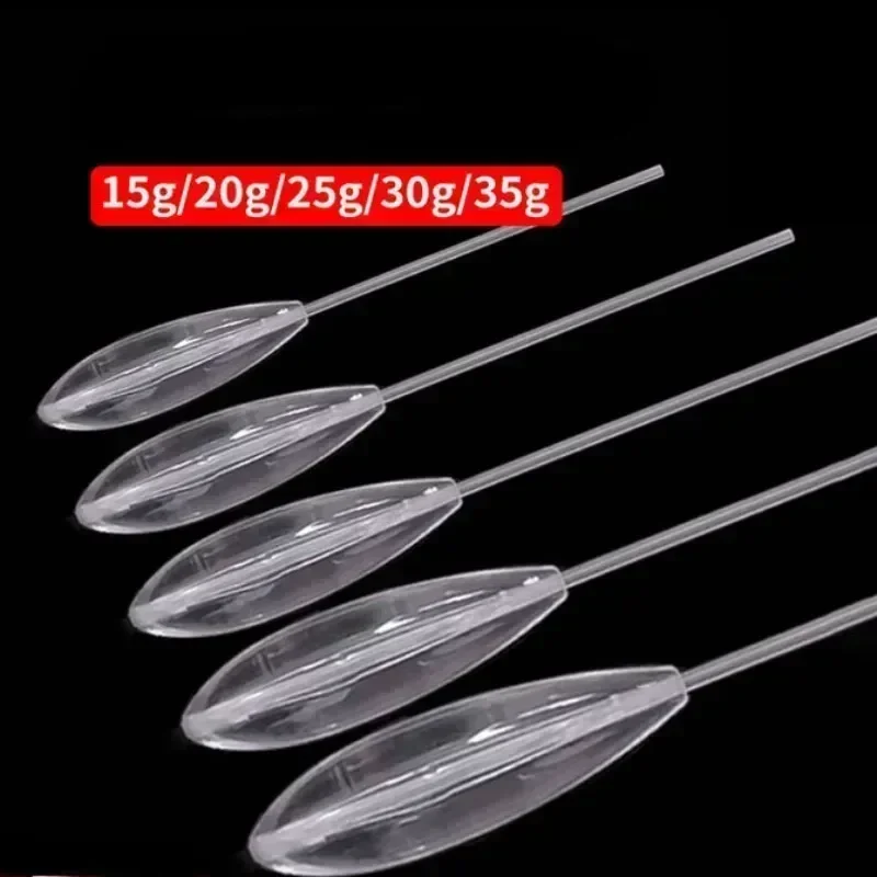 Fly Fishing Lure Cast Sinker Slow Sinking Help Throwing Device Light Weight Bait Long Casting Bombarda Booster with Snap