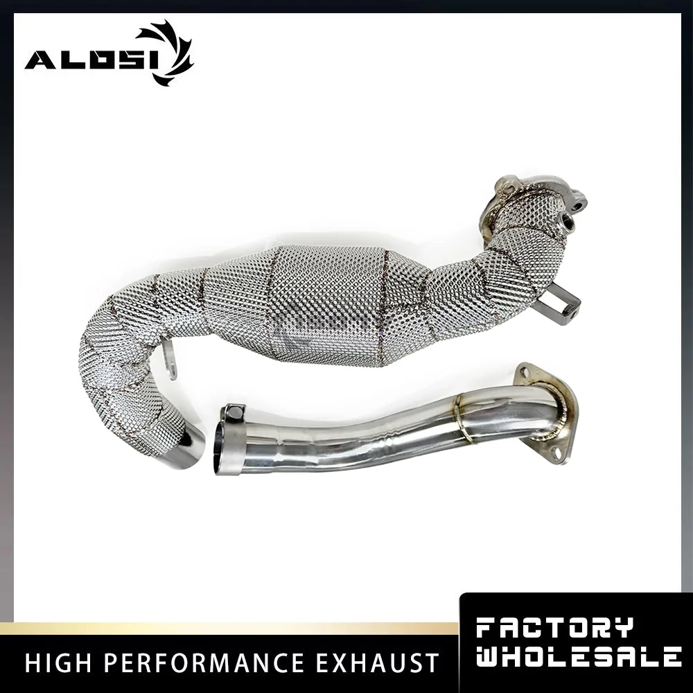 

Выхлопная труба для Mercedes-AMG A33 2019-2023 2.0T 2019 2023 W177 Высокопроизводительная выхлопная труба идеально подходит