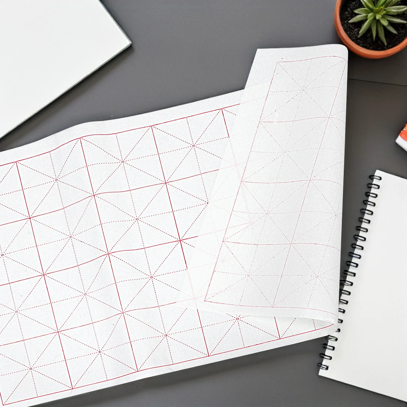 مجموعة ورق ممارسة الخط، مجموعة أوراق كتاب الخط الصيني للكتابة والتدريب على تعلم الفن الورق الأساسي