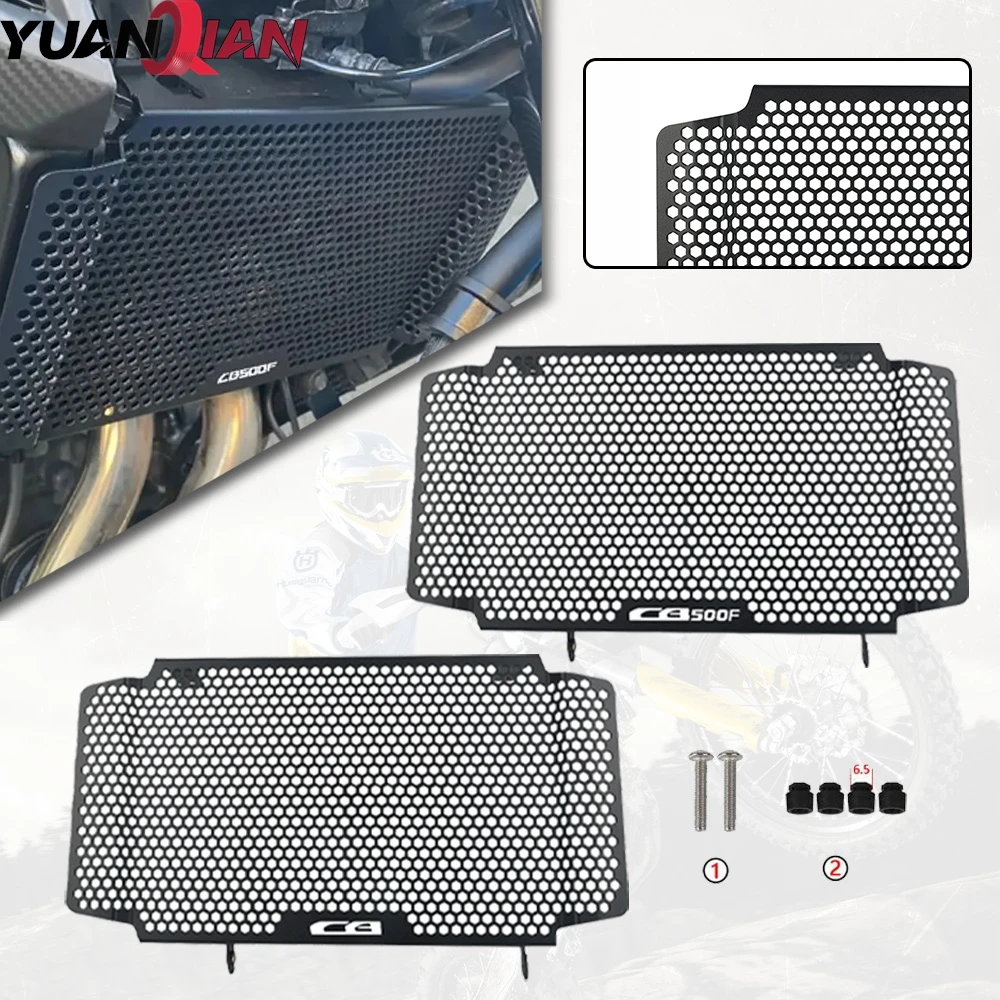 

CB500F Motorcycle Radiator Grille Guard Cover For Honda CB 500F CB 500 F CB500 F 2016 2017 2018 2019 2020 2021 2022 2023 2024