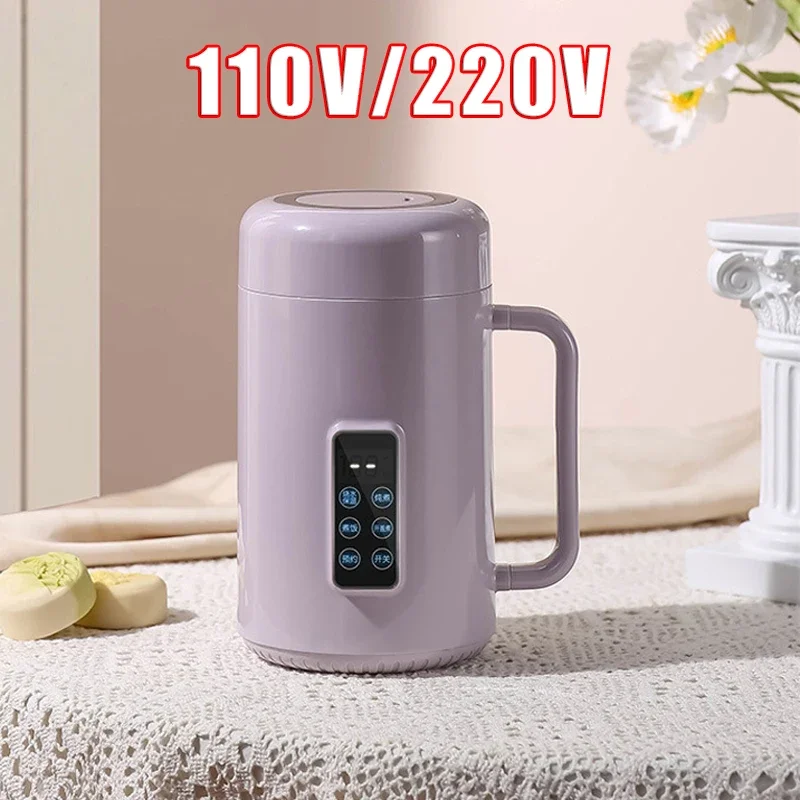 110V/220V Portable Stew Pot Slow Cooker for Travel, 1000ml