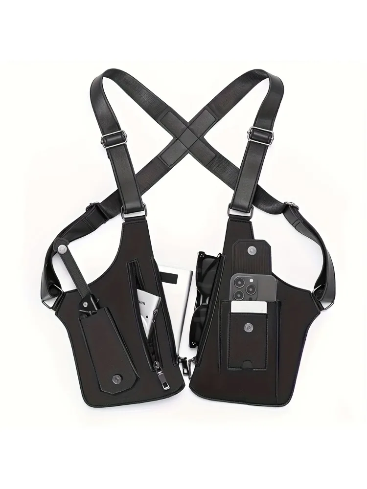 AliExpress NONE Men'S Retro Strap Underarm Bag Multifunctional Outdoor Backpack Cycling Hiking Phone Bag Holiday Gift for Boyfriend Father
