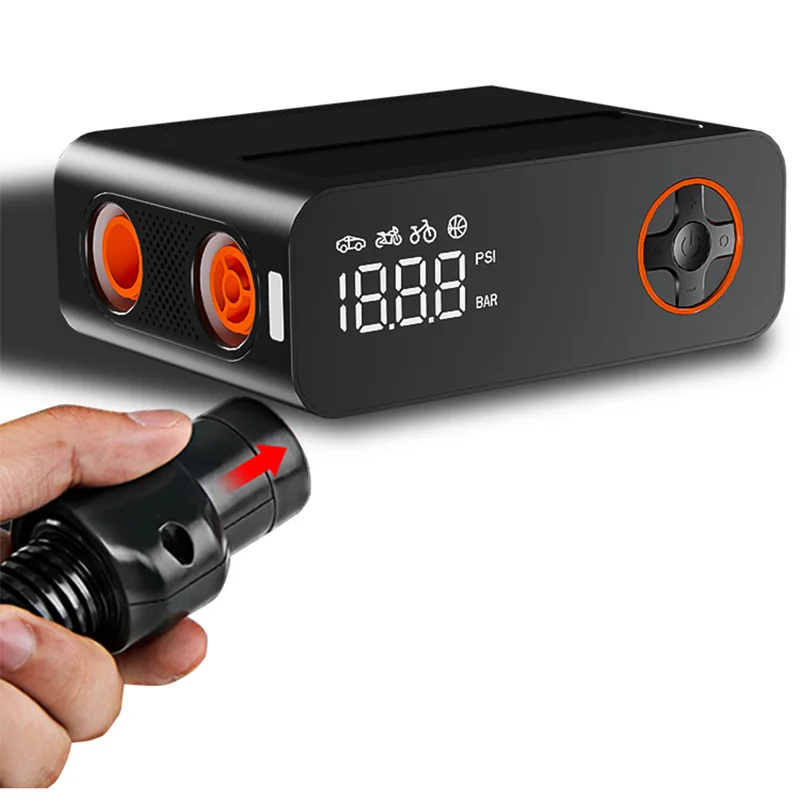 

Wireless Car Tire Inflator Portable Air Pump Compressor Car Electric Tire Inflator Air Pump for Inflatable Mattress