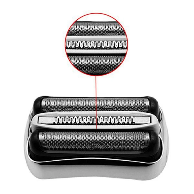 Tête de rechange pour rasoir électrique Braun, accessoires de rasoir, membrane de filet de couteau, série 3, 301S, 310S, 320S, 2 pièces