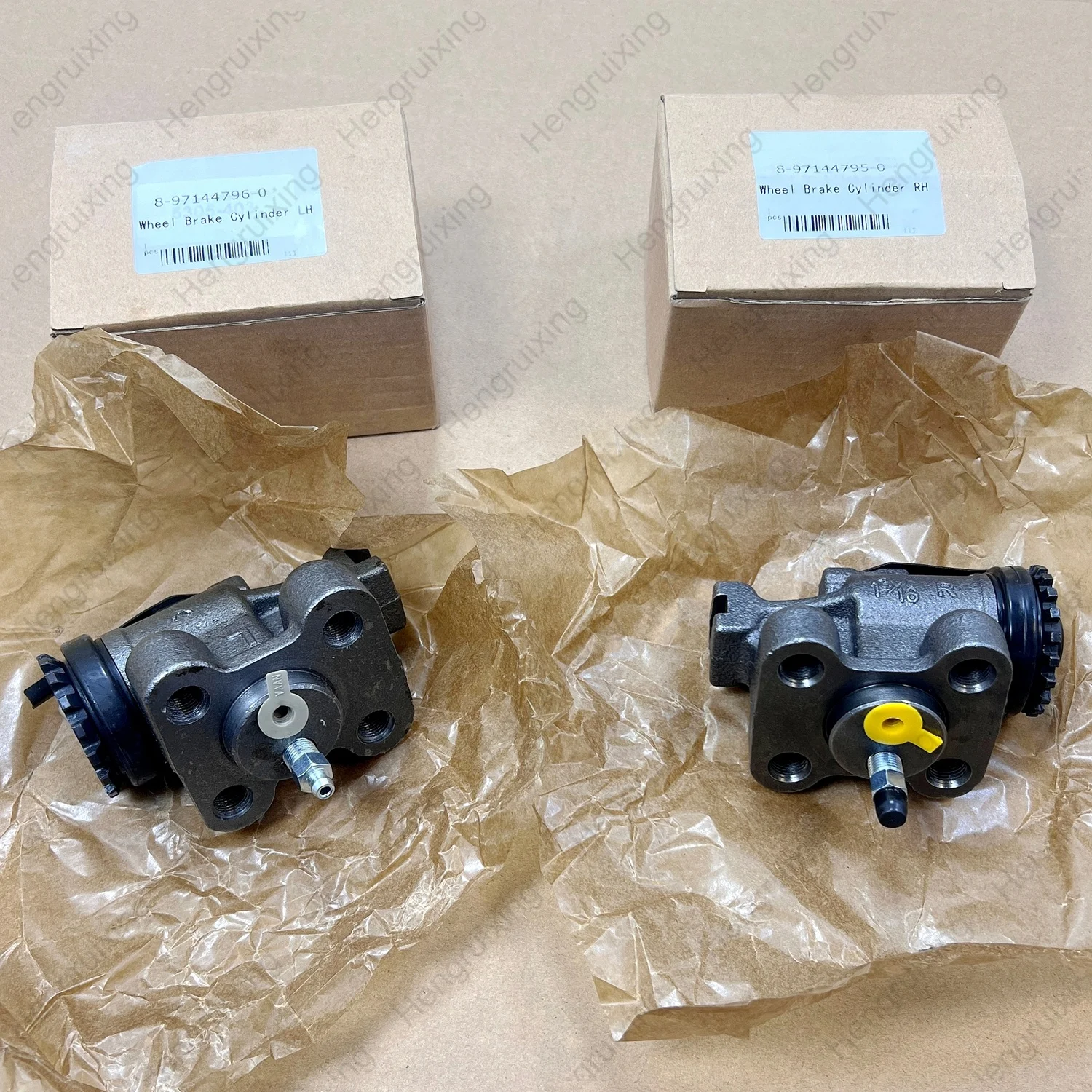 Wholesale High Quality Machinery  Parts  Brake Wheel Cylinder  LH-8-97144796-0 RH-8-97144795-0 for 4HG1 4HK1 NPR NQR