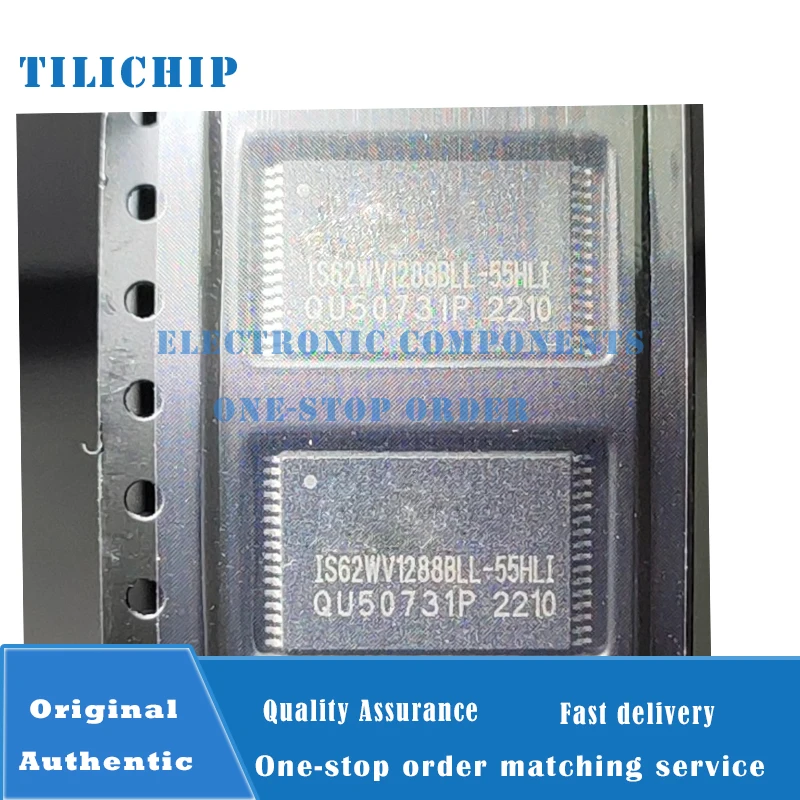 10pcs IS62WV1288BLL-55HLI Static Random Access Memory Chip (SRAM)