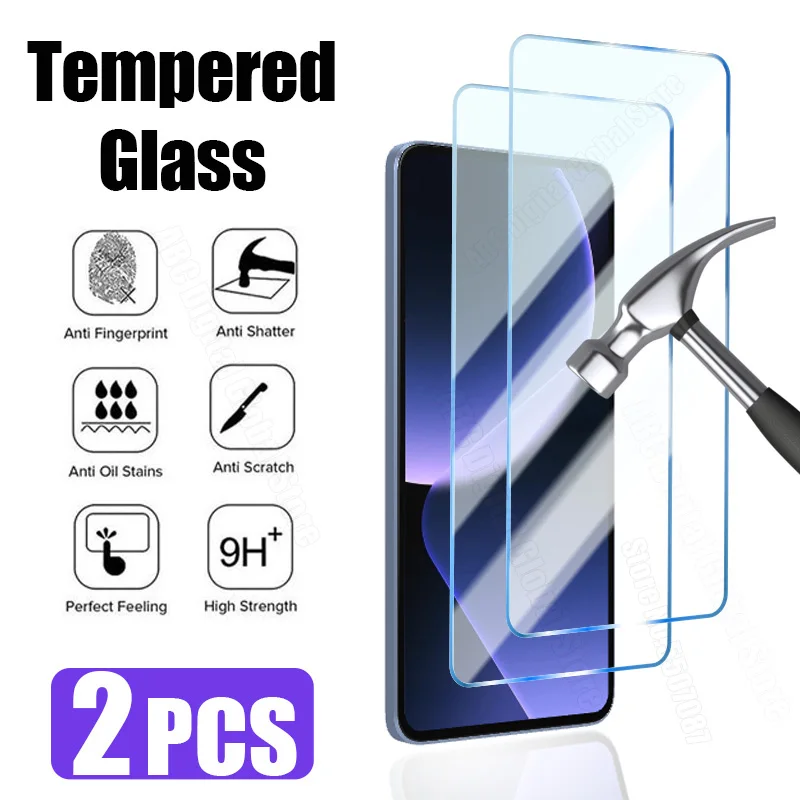 2PCS Tempered Glass for Xiaomi Mi 13 12T 11T 10T Pro 5G 9T 11i Protective Glass for Xiaomi Mi 9 8 10T 10 11 Lite 5G NE Glass