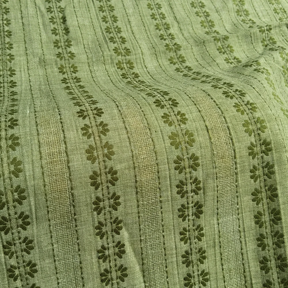 1 Meter x 1,4 Meter Blumen-Jacquard-Baumwollgaze-Stoff für Hemden im Sommer – Detail 16