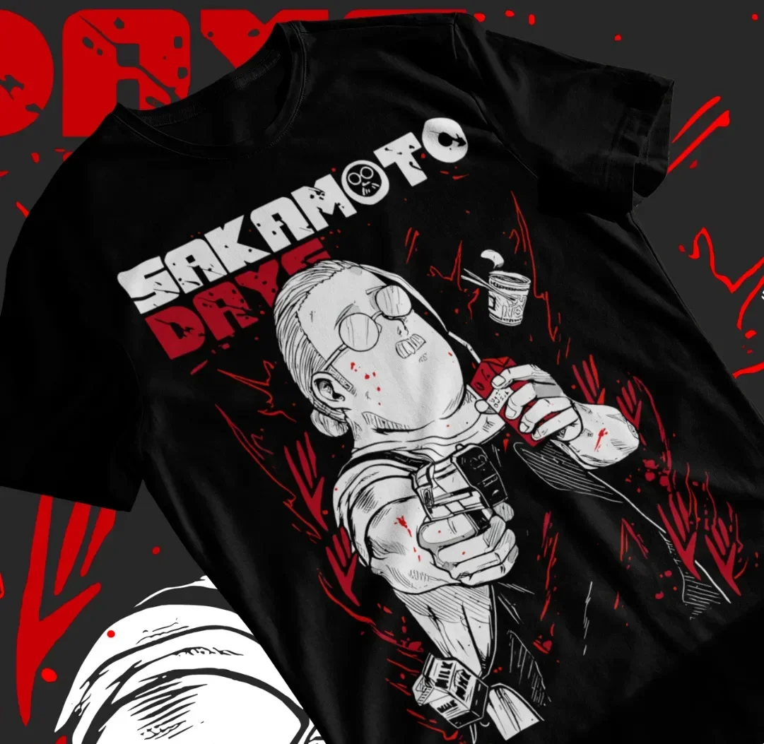 

Sakamoto Days T-Shirt Anime Manga Shirt Unisex Black Soft Tee All Sizes