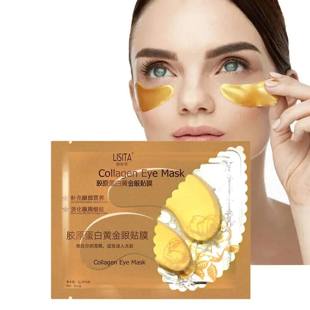 

Skin Care Products Collagen Gold Hyaluronic Acid Eye Mask Remove Dark Eye Circles Collagen Eye Patches Korean Face Care Product