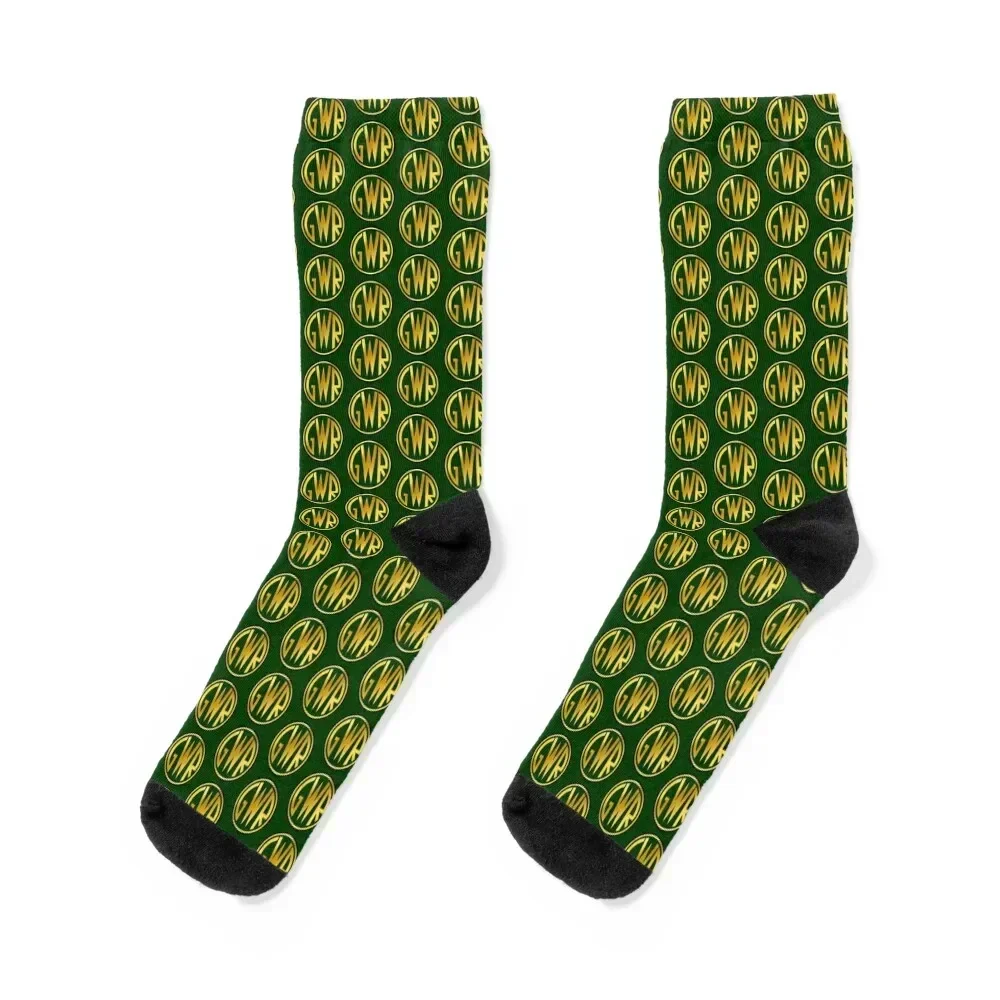 

GWR Roundel or Shirt Button (1934- 1942) Socks gift custom Crossfit funny gift Socks Men's Women's