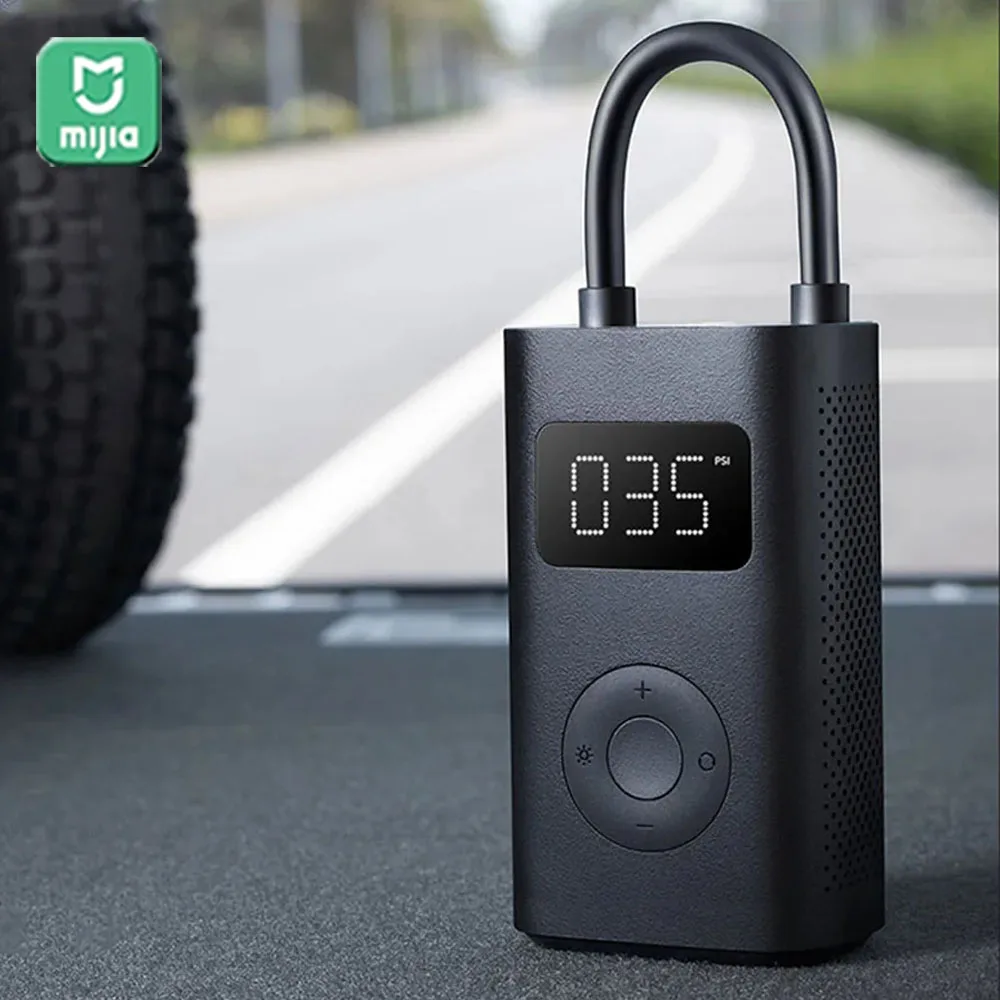 

Mijia Inflatable Treasure 1S Type-C Portable Electric Pump Air Compressor 150psi Air Pump for Motorcycle Car Tire Soccer