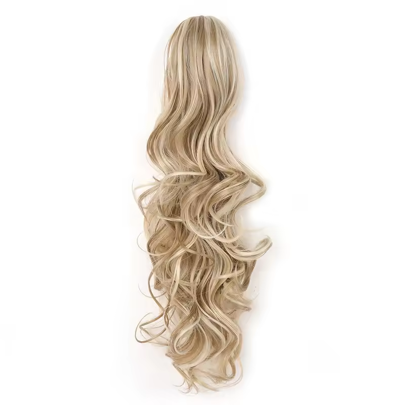 Claw Clip Ponytail Extension 18"&24 Clip in Wavy Synthetic Ponytail Hair Extensions Long Pony Tails for Women Extensions - Image 13