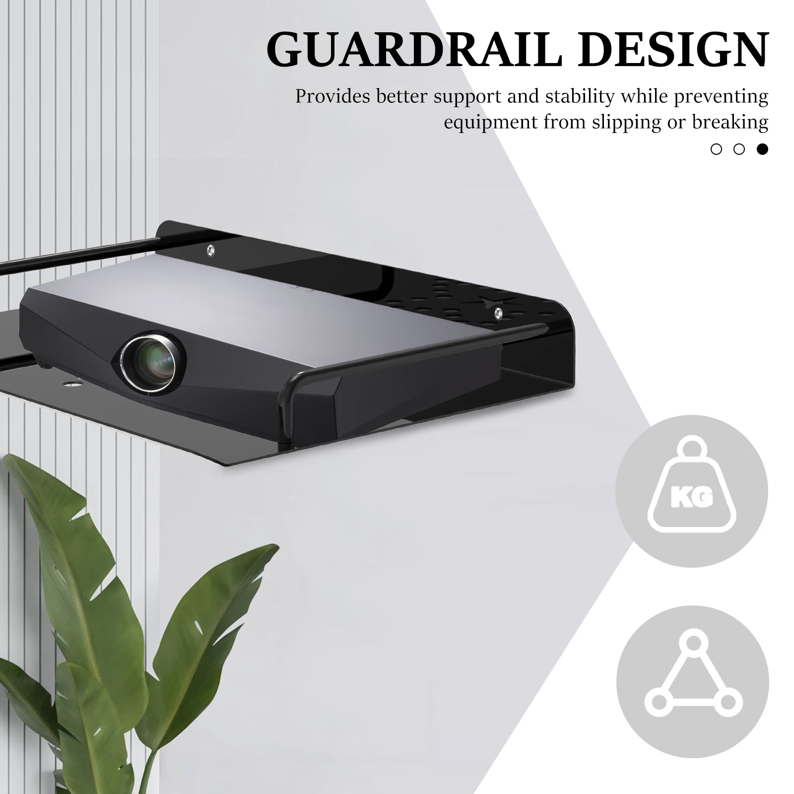 Router Wall Shelf Holder Projector Stand Multi-purpose WiFi Set-top Box Monitoring Holder DVD Player TV Set-Top Box Cable Box