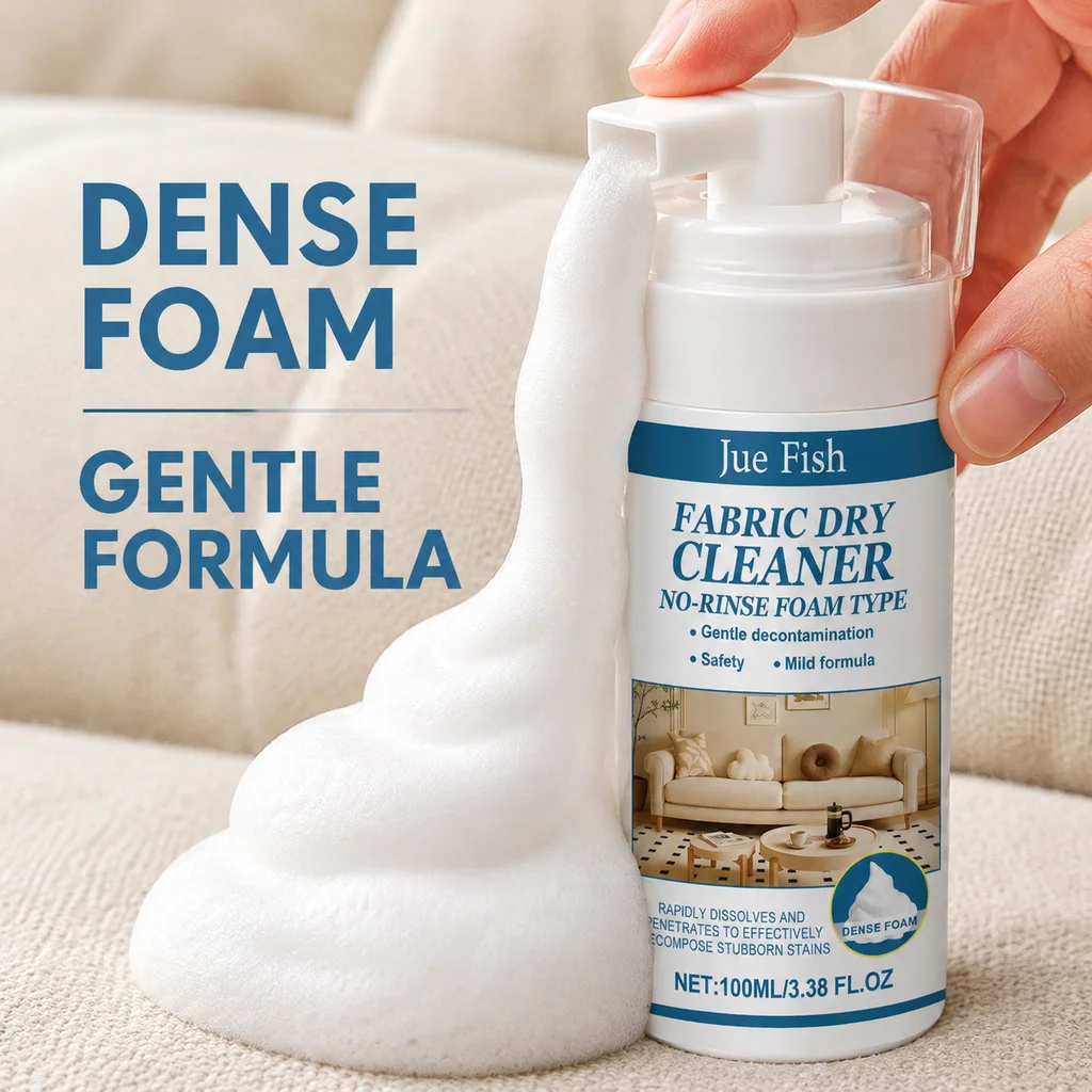 Fabric Sofa Cleaner Foam No Rinse Quick Drying Stain Remover For Couch Curtain Carpet Pillow Multi-function Detergent