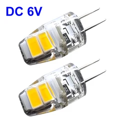 2-Piece DC 5V 6V LED G4 Light Bulb Bi-pin Professional Instrument Light Mini GZ4 GU4 G4 Silicon Gel Bulb