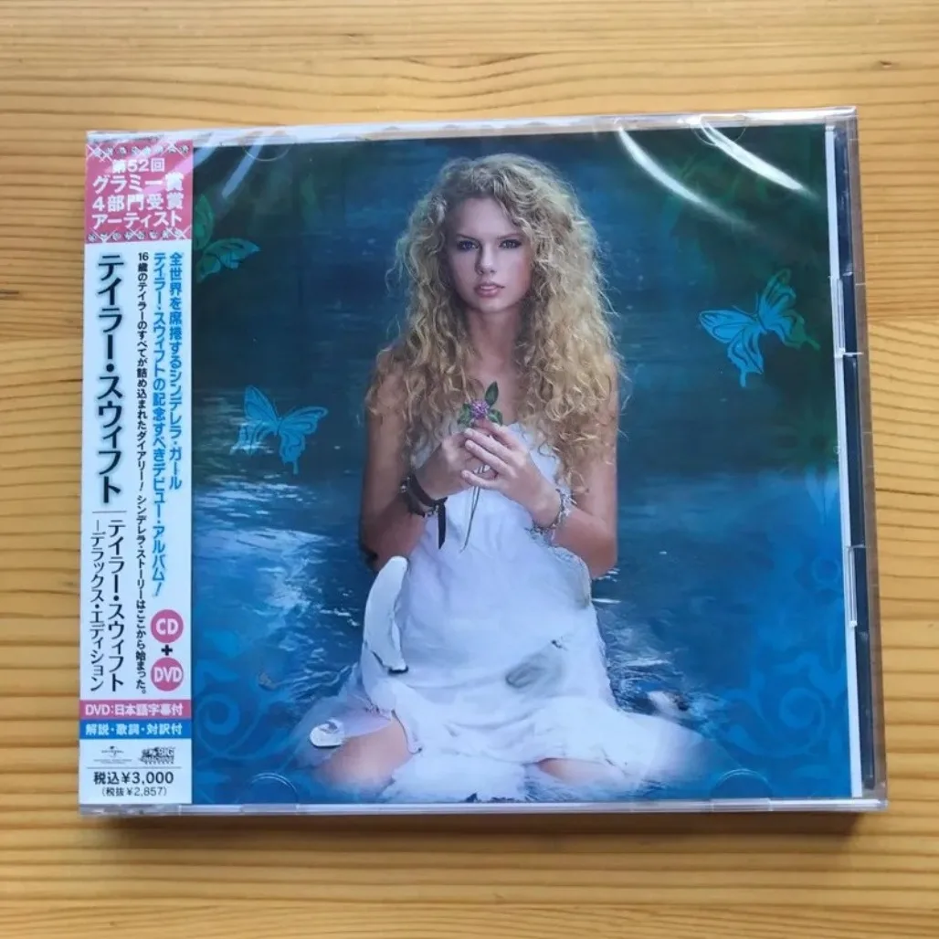 For Taylor Swift Self-Titled Album Deluxe Version CD DVD Brand New Unopened Music Collection Gift