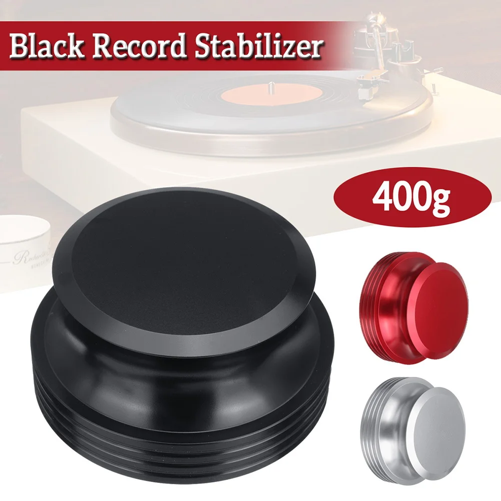 Morsetto stabilizzatore per giradischi disco per giradischi in vinile LP per stabilizzatore di dischi peso vibrazione bilanciata (argento)