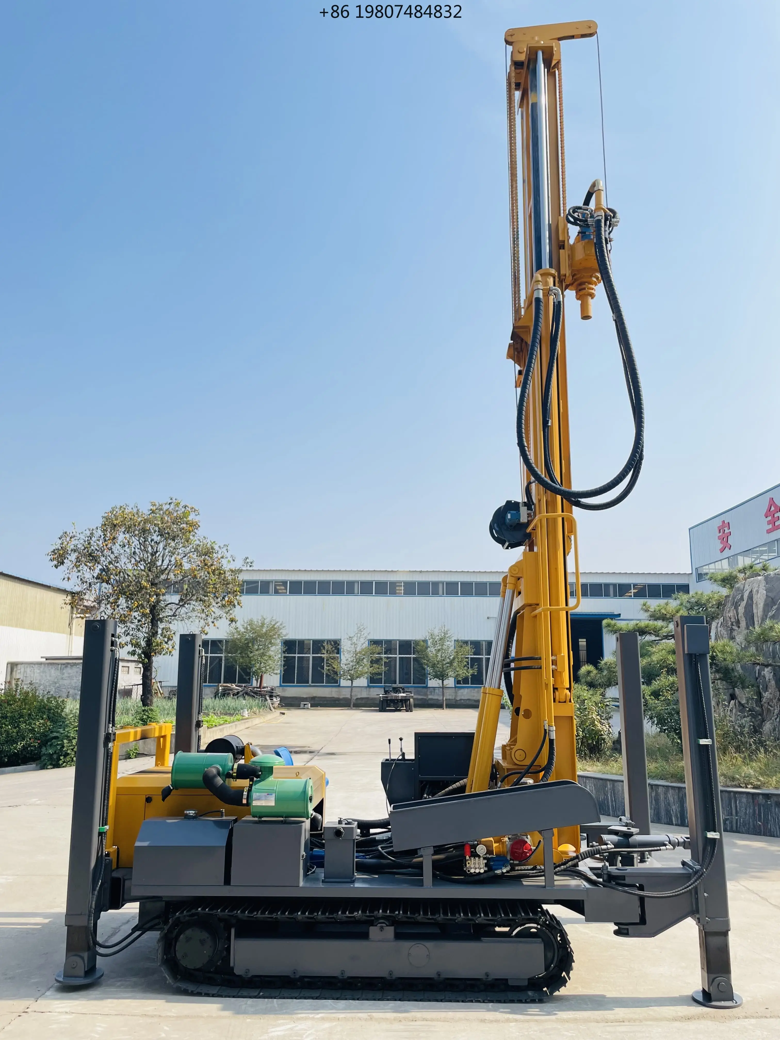 Compressor Cost-Effective All Terrains 500m Hydraulic Rig with Air