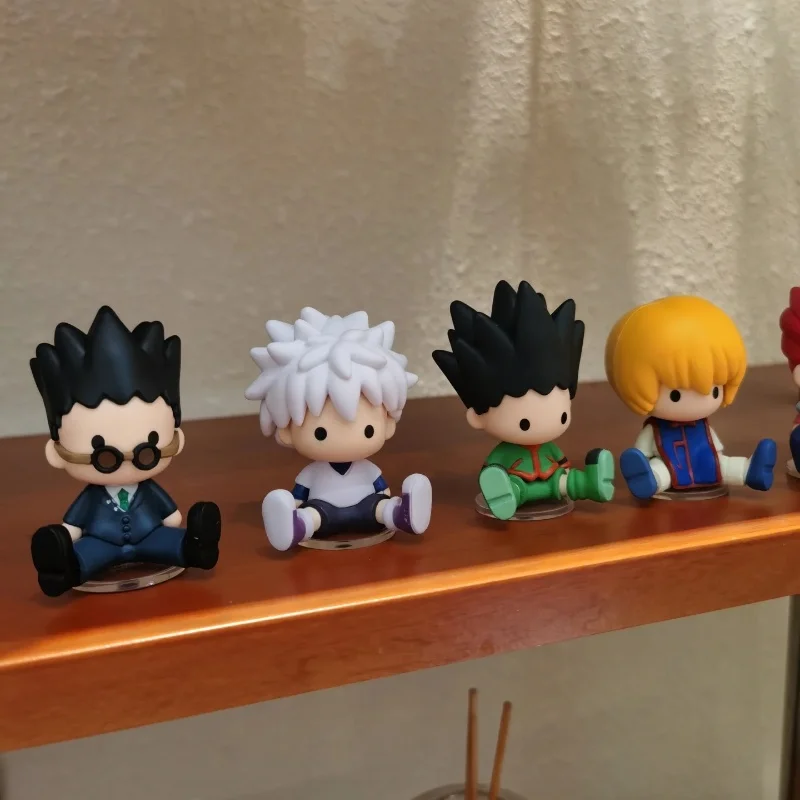 

Фигурка HUNTER X HUNTER Gon Freecss Killua Zoldyck Kurapika Hisoka Illumi Zoldyck Q Version, фигурка, модель, украшения, игрушки