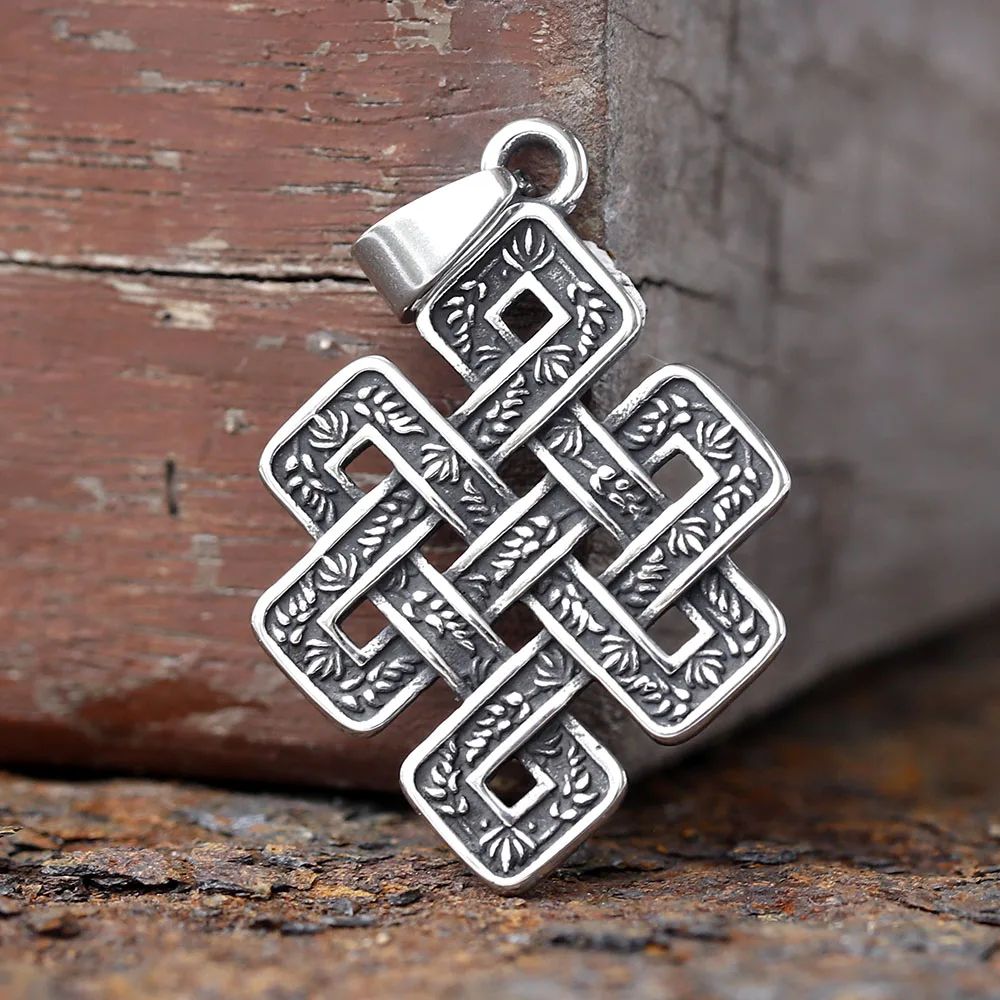 024 New 316L Stainless Steel Unique Viking Celtic Festival Pendant Necklace For Man Women Animal Jewelry For Teens Gift