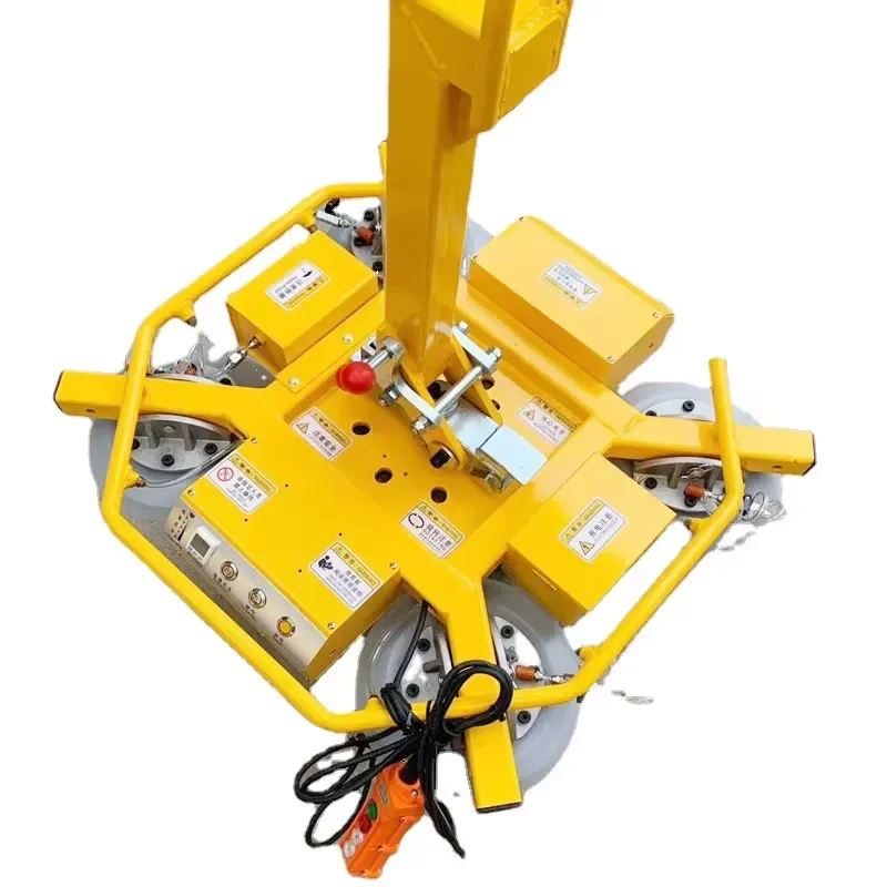 P-778 Factory 600kg Capacity Electric Big Suction Cup Vacuum Glass Lifter Vacuum Suction Lifter Stone Sucker for Sandwich