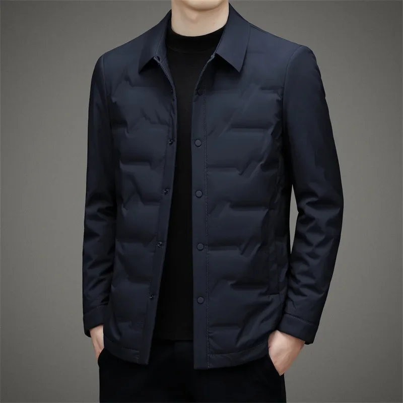 2024 Men's Autumn, Light Down Jacket, Business Leisure, Cold Protection, Warm Down Jacket