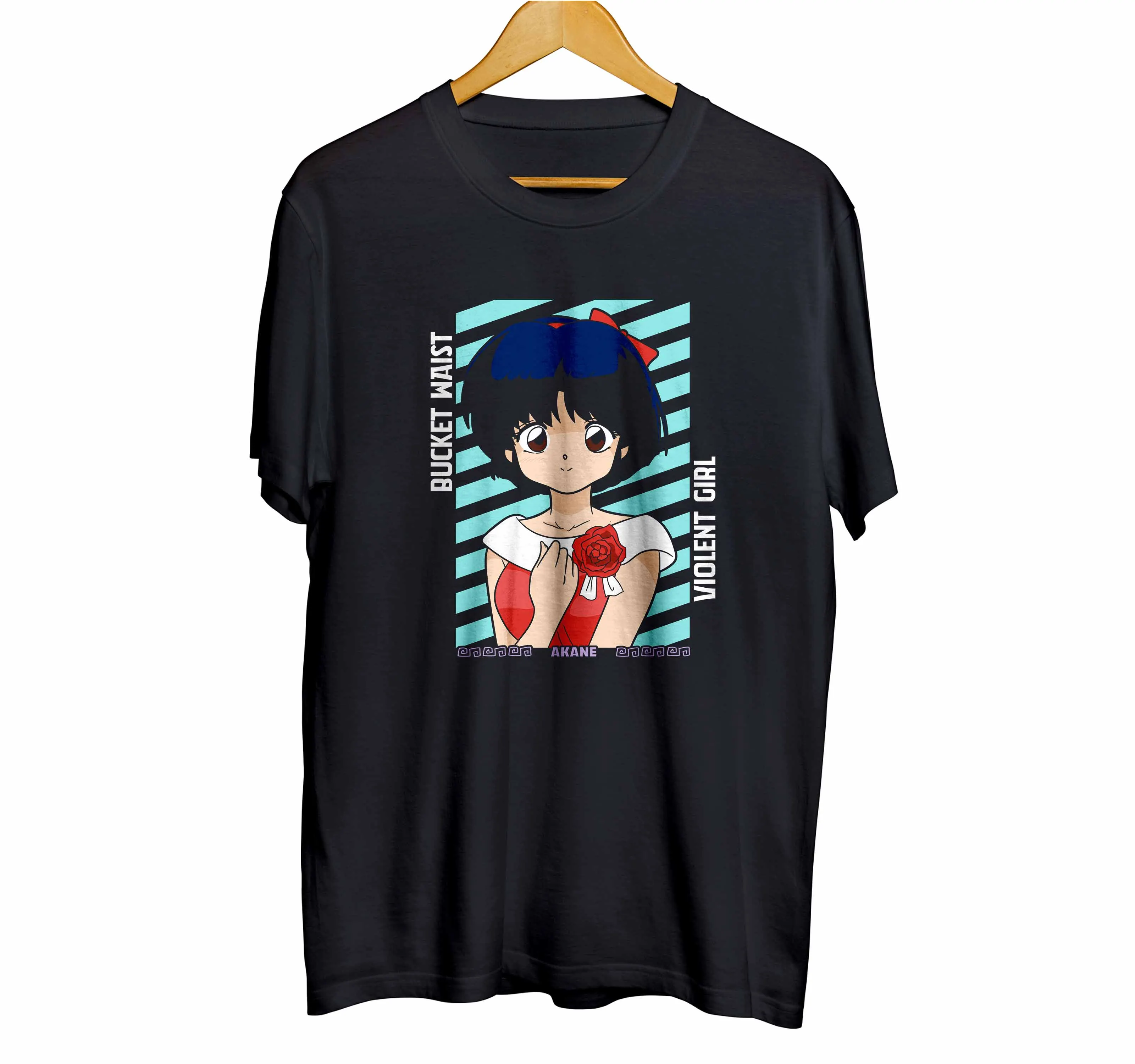 T-shirt distroanime AKANE TENDO - RANMA ONE HALF 100% combed 30s