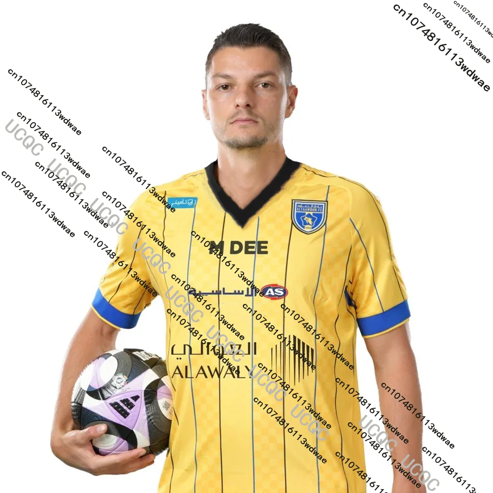 جديد الأكثر مبيعا 25/26 المملكة العربية السعودية كرة القدم Al-Titzakun جيرسي الرجال التي شيرت سريعة الجافة ثلاثية الأبعاد تنفس التدريب مباراة الكبار الفانيلة