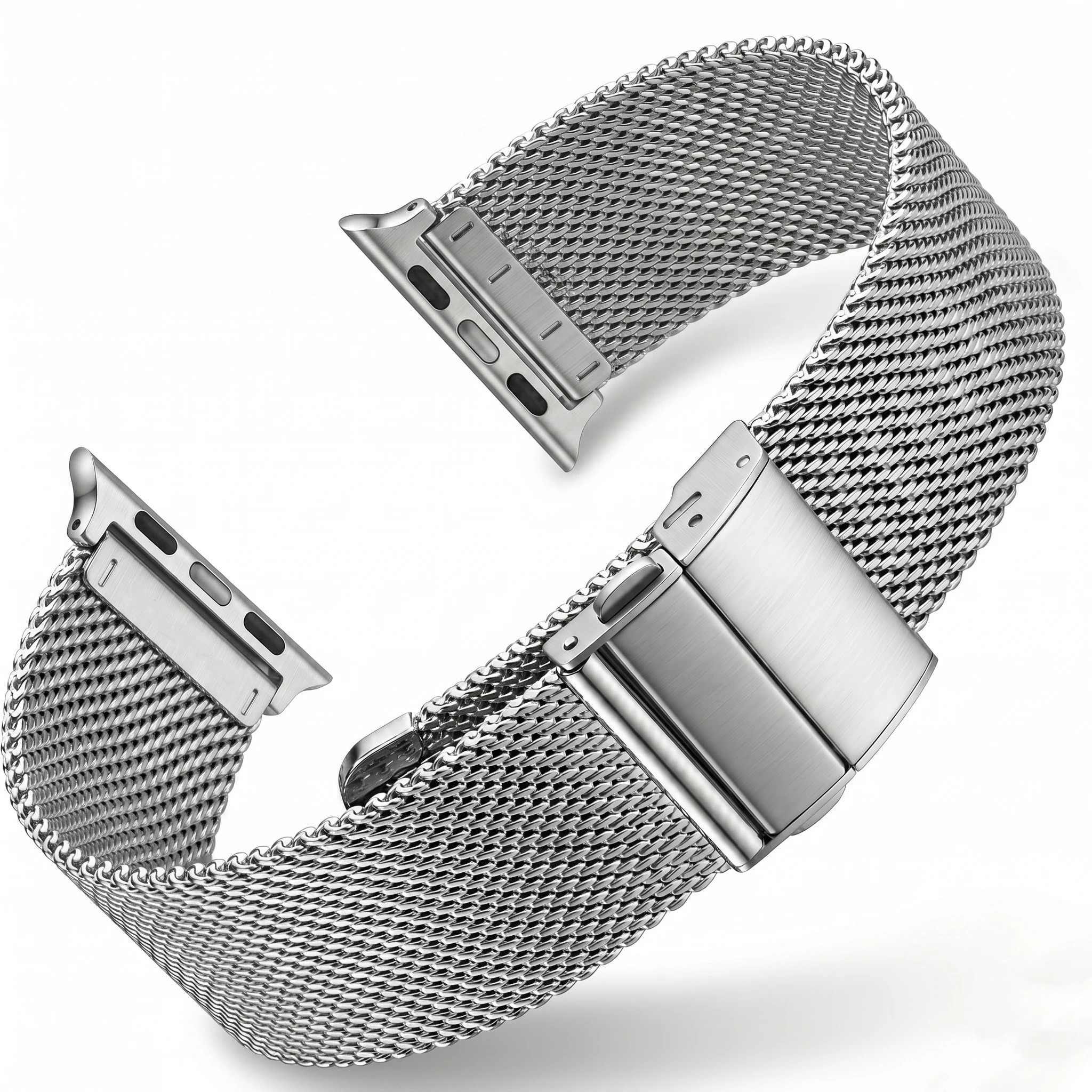 Mesh Coil Strip - Nefes Alabilen Milanese Örgü Saat Kayışı,
