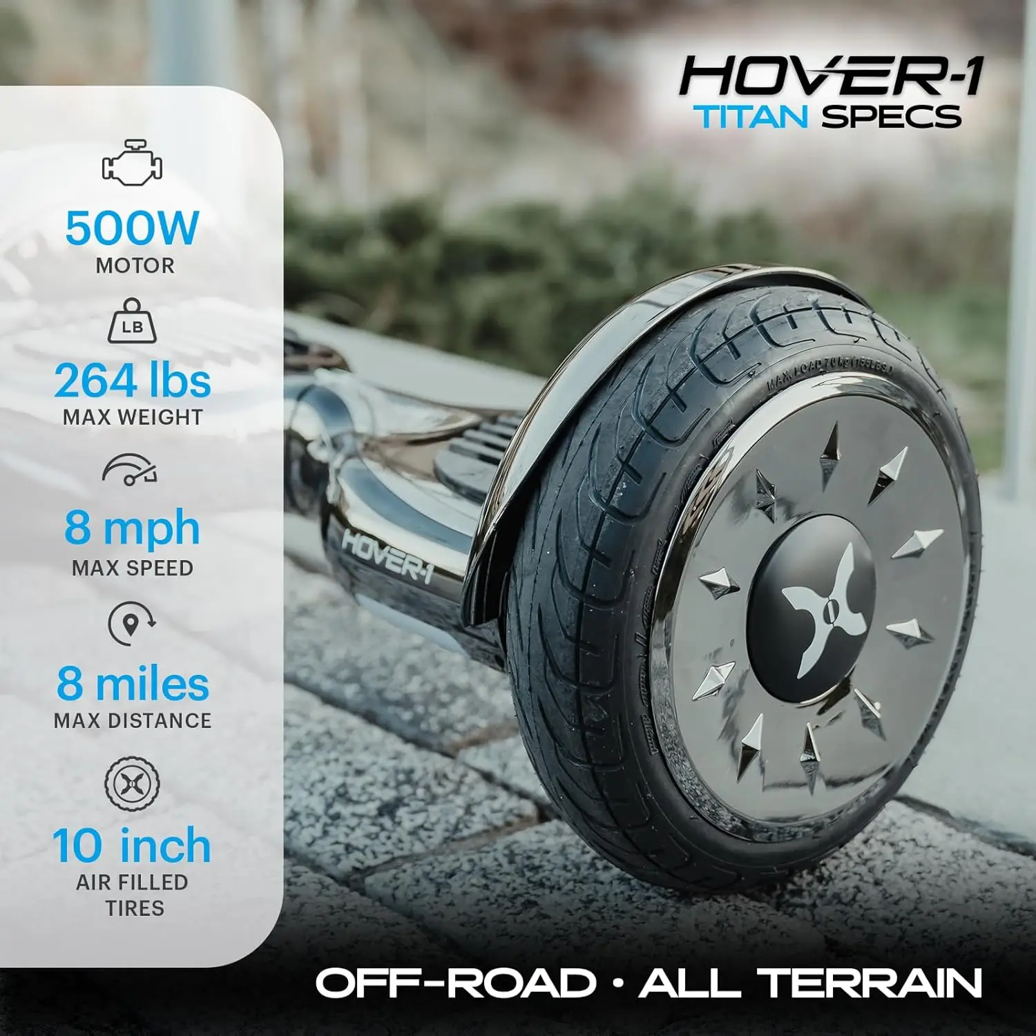 Electric air cushion board | Maximum speed of 8 miles per hour, range of 8 miles, Bluetooth speaker, multiple riding modes