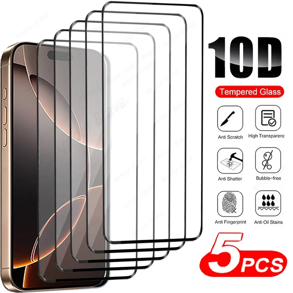 

1-5Pcs Full Cover Screen Protector For Xiaomi Poco F6 F5 Pro X6 X5 X4 X3 NFC X2 M5 M6 C65 C55 C61 13 12 11 Lite 13T 12T 11T 10T