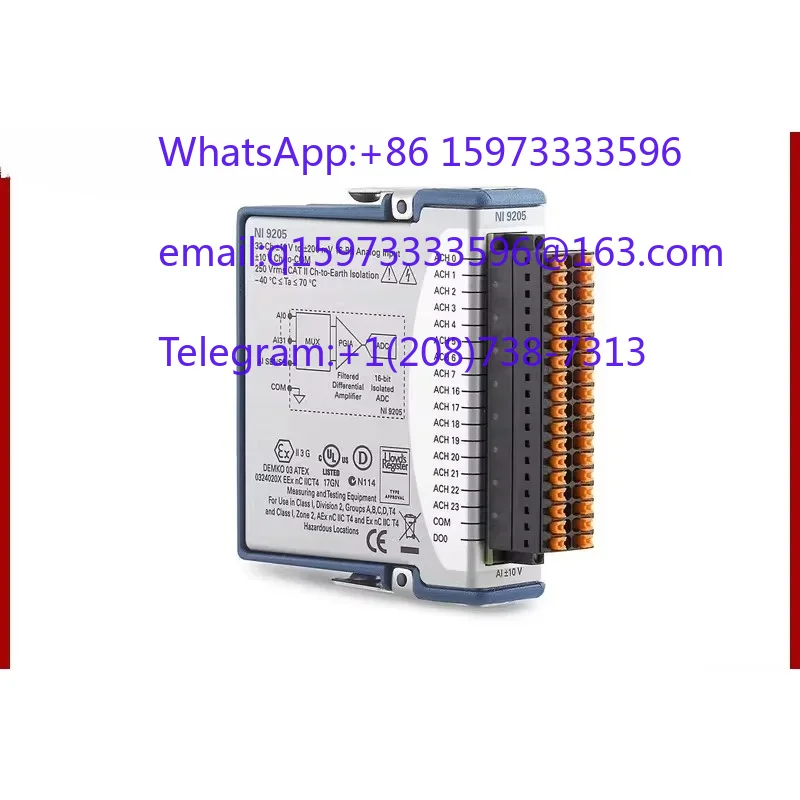 785184-01/79519/779357-01 Analog Input Module and Spring Terminal DSUB Connector for Data Acquisition Systems