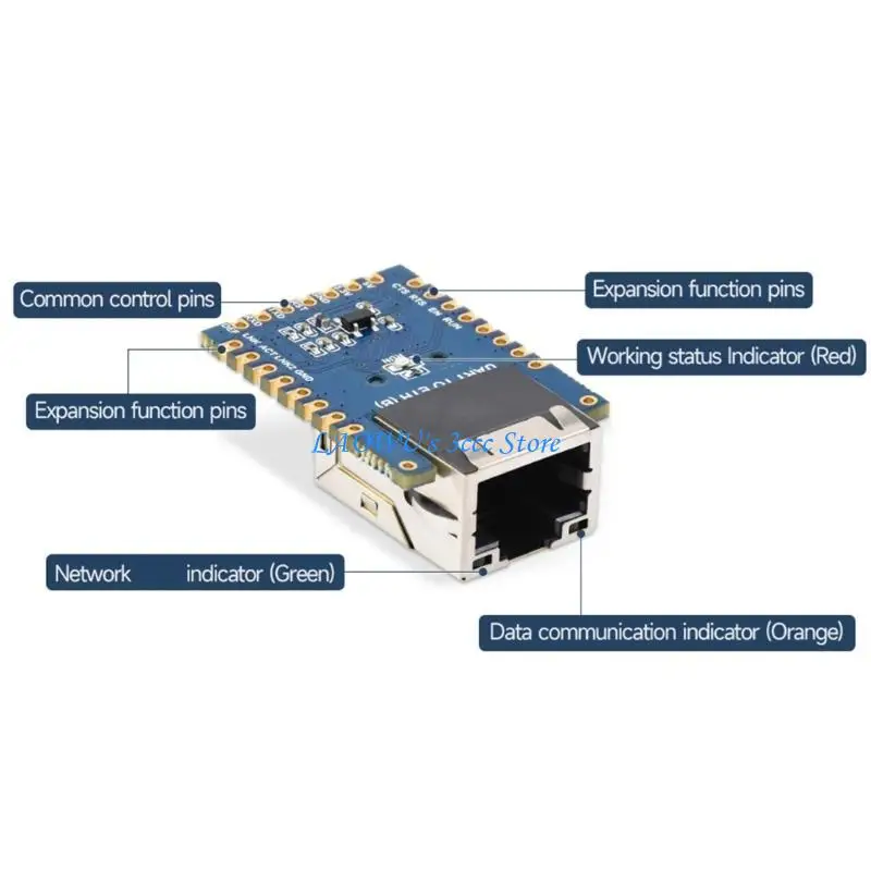 

Y8AD UART TO Ethernet Module TTL Serial Port to Ethernet Mini Module Industrial