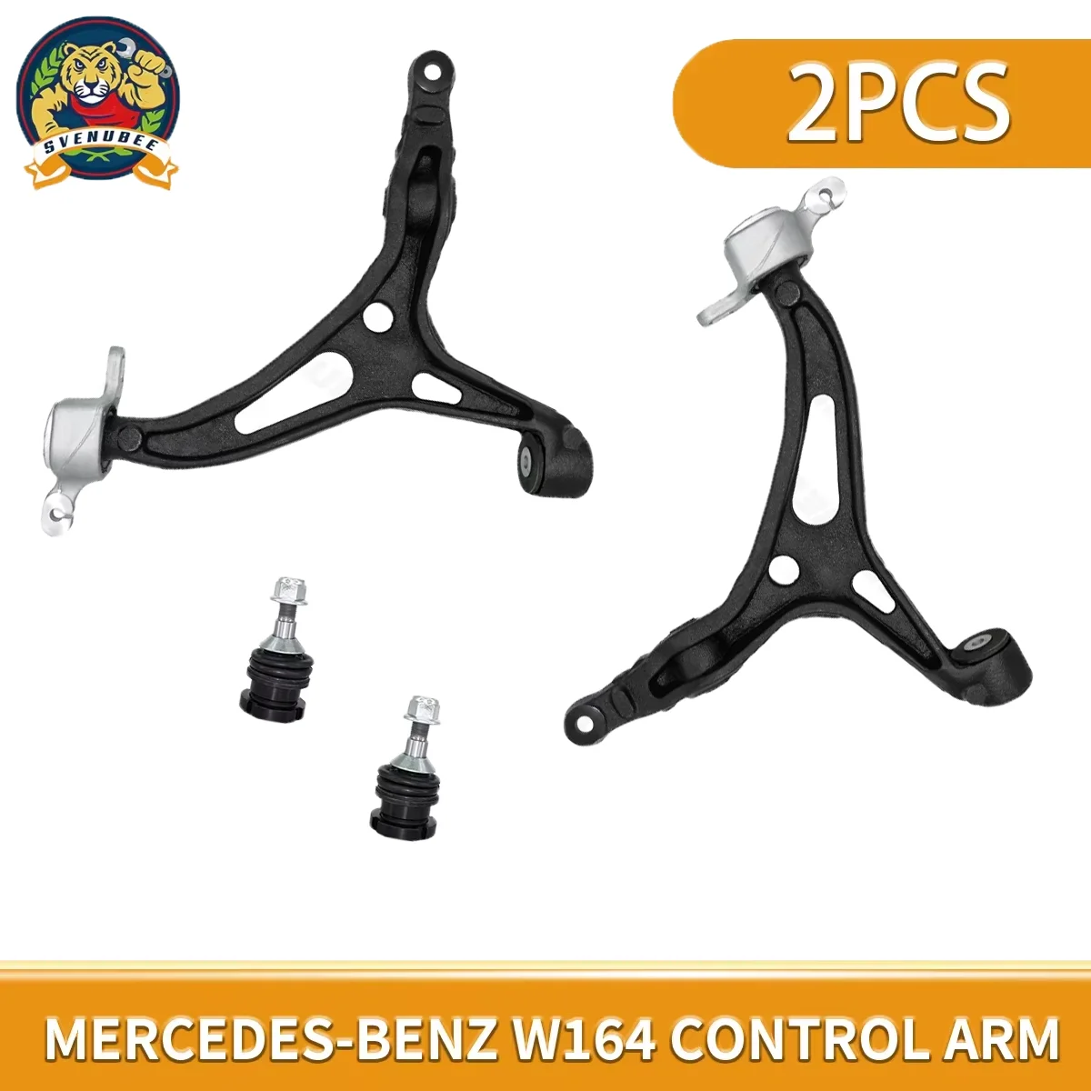 

Svenubee 2Pcs Kits Front Lower Control Arm Ball Joints for Mercedes-Benz W164 GL350 GL550 ML350 ML500 2006 2007 2008 2009-2012