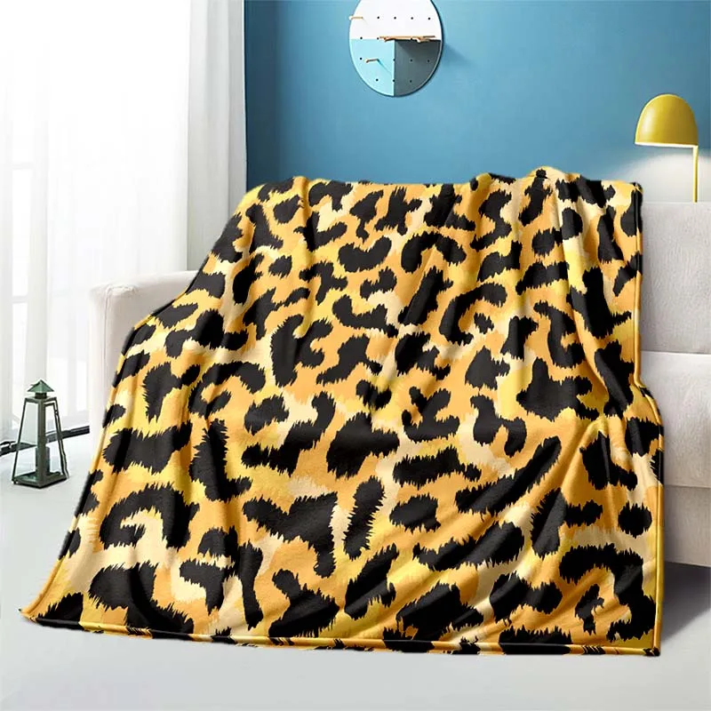 

Animal fur decor blanket sofa blanket air conditioning cover blanket blankets for beds cute blanket children‘s blanket thin