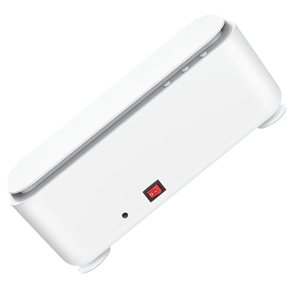 جهاز تنظيف المجوهرات، غسالة بالموجات فوق الصوتية المحمولة القابلة لإعادة الشحن عبر USB لحاوية تنظيف أطقم الأسنان الدائرية #2