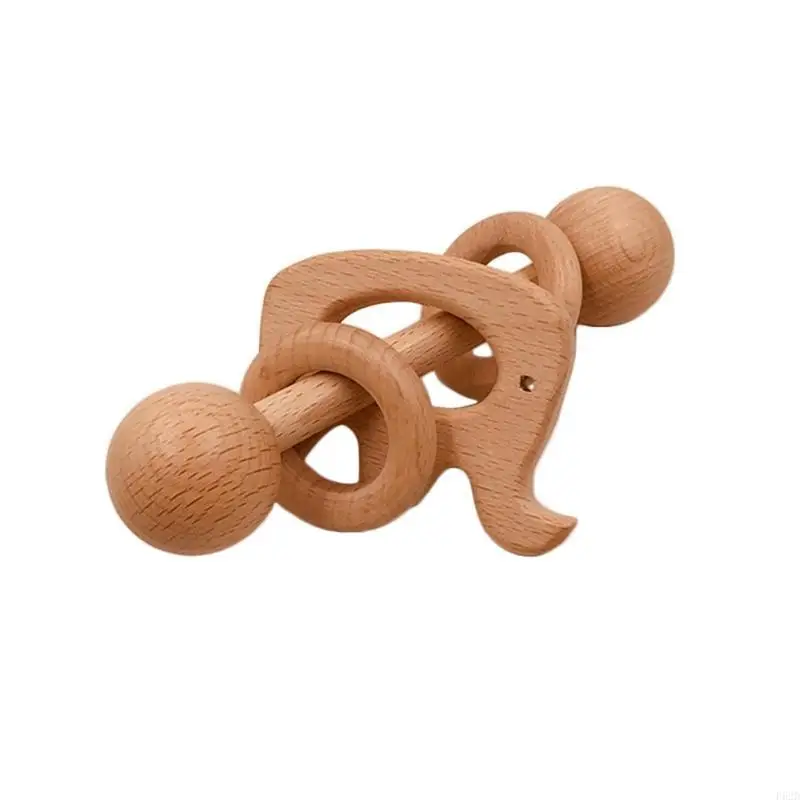 

F62D Birthday Gift for Baby Developmental Rattle Ball for Infant Newborn Handbell