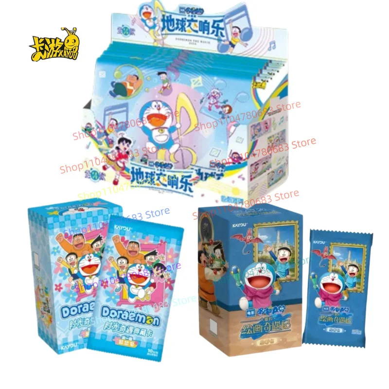 

KAYOU New Genuine Doraemon Card Time Adventure Book Fantasy Pack Cartoon Animation Game Collection Toy Holiday Gift