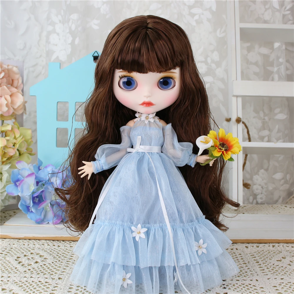 ICY DBS Blyth Doll 1/6 Clothing Joint Body Princess Dress Casual Clothing Toy Gift