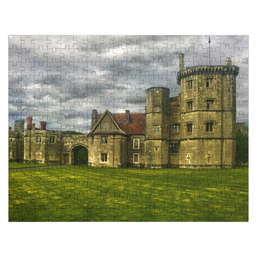 

Пазл с изображением замка Торнбери (HDR) для детей, персонализированный фото-пазл, подарок с индивидуальным изображением, детский пазл на заказ