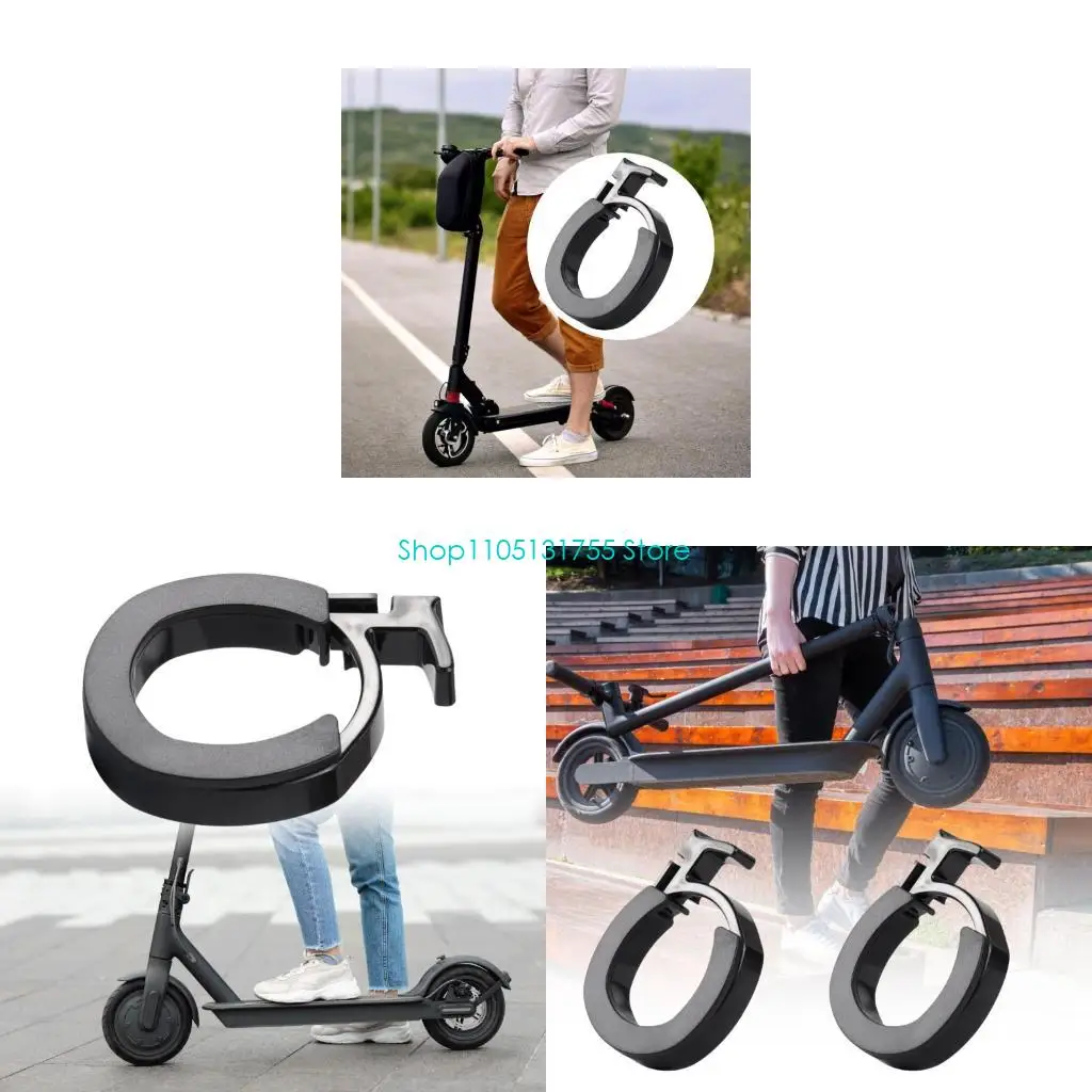

K0EF Scooter Front Tube Stem Folding Guard Rings Front Tube Insurance Circle for 30 Scooter Accessories Enduring