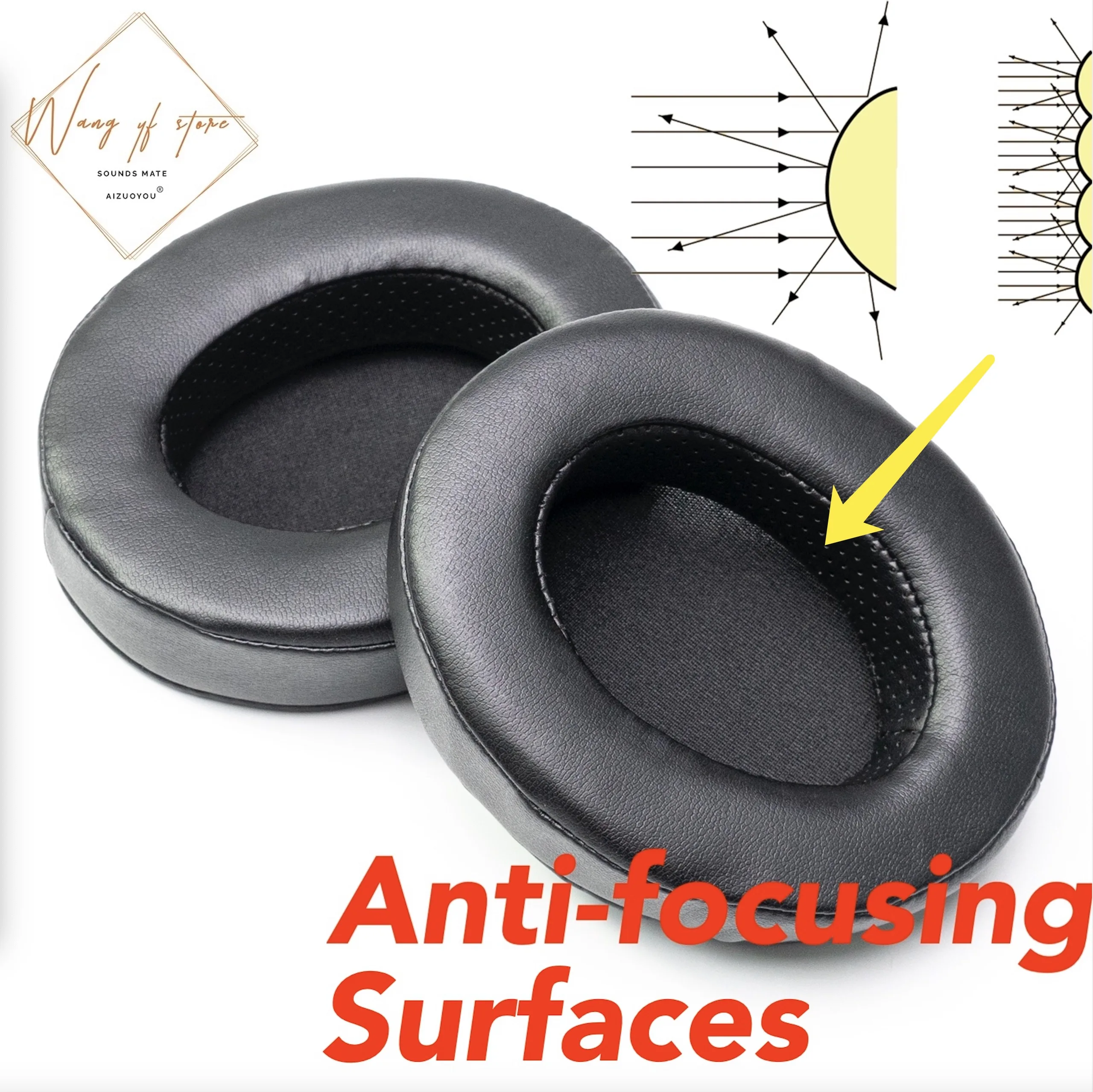 Acoustique Oreillettes Coussin En Mousse Pour Audio Audio-technica ATH M50 M50X M50XBT M40 M40X M40FS M30 M30X M35 M20X MSR-7 MSE 7 Casque