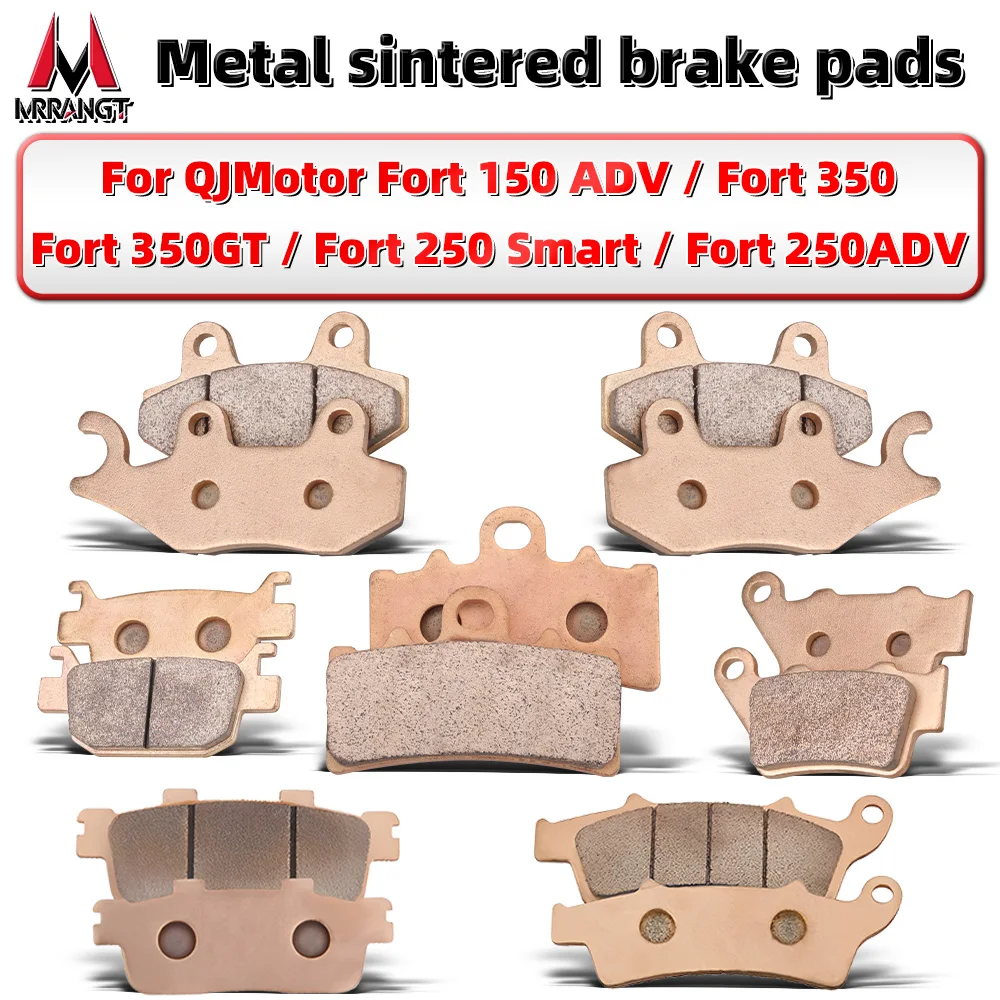 

MRRANGT Sintered Metal Brake Pads fit for QJMotor Hong Fort 350GT 250 150 ADV Scooter Front Rear Brake Set motorcycle parts