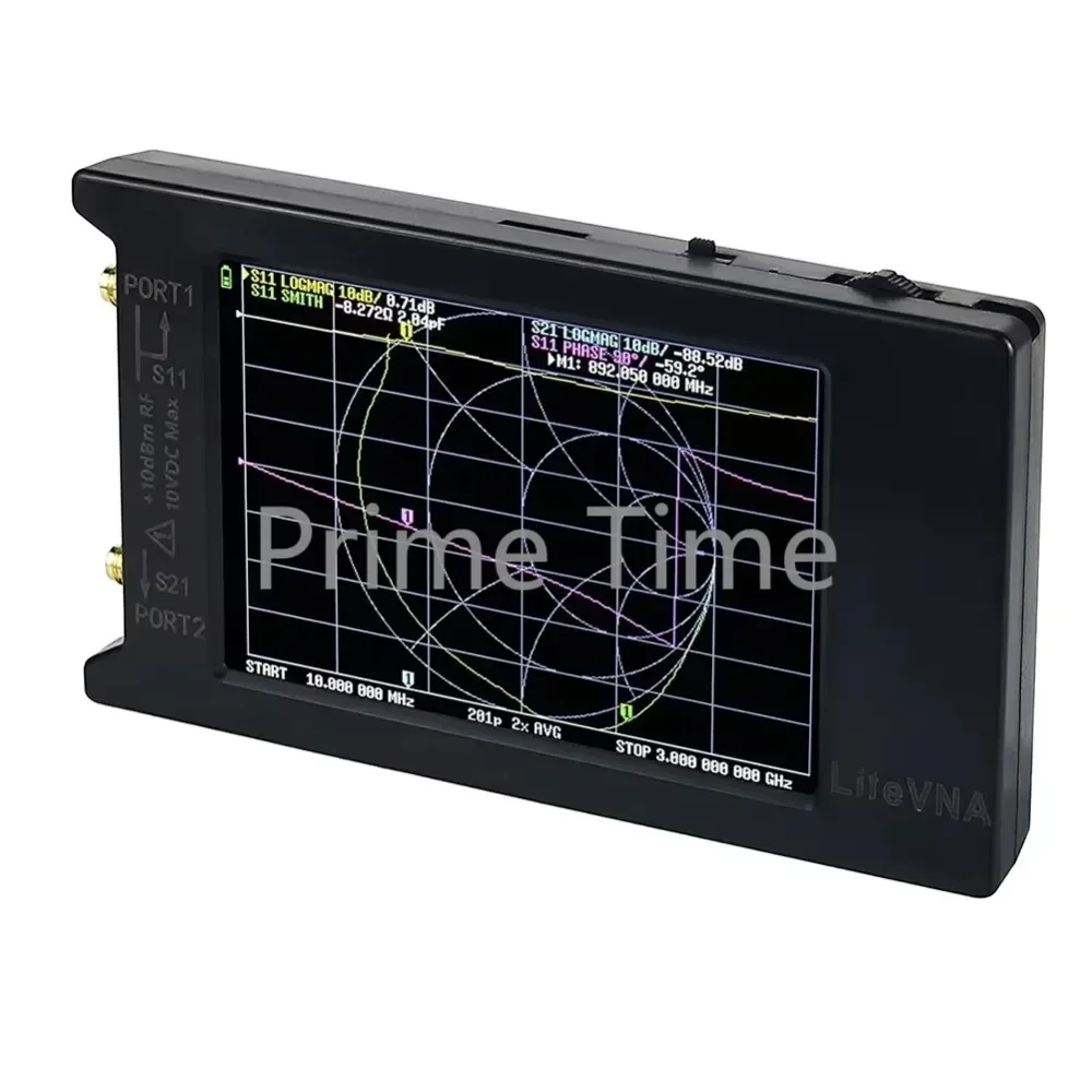 LiteVNA-64 VNA Analyzer 50KHz-6.3GHz Portable Vector Network Analyzer Antenna Analyzer 4inch Display