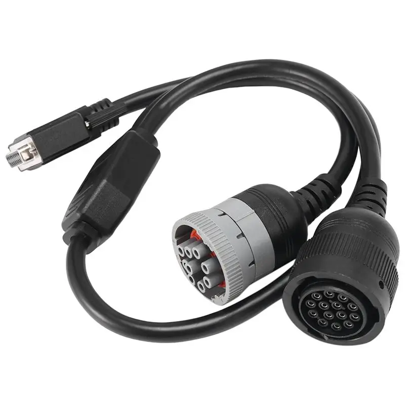 Câble de diagnostic CA3 AED8-9Pin & 14 Pin pour excavatrice, adaptateur de diagnostic de communication pour remplacement CAT ET-3 457-6114 317-7485